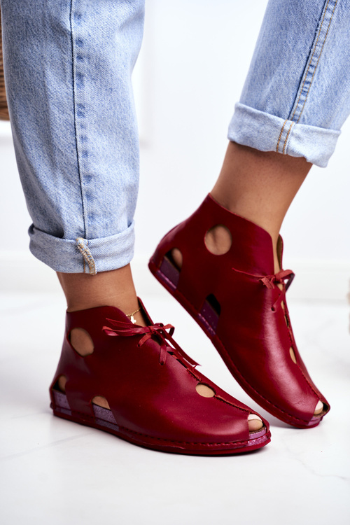 Жіночі броги Maciejka Red 03426-08