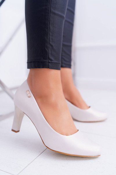 Жіночі човники Sergio Leone Beige Pearl Orsola