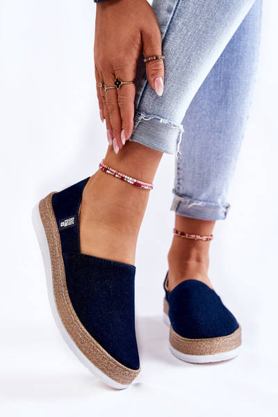 Жіночі кросівки Slip On Big Star KK276009 Темно-сині