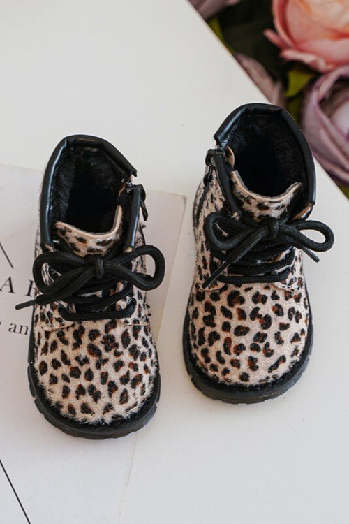 Чоботи дитячі утеплені на блискавці бежеві Goopy