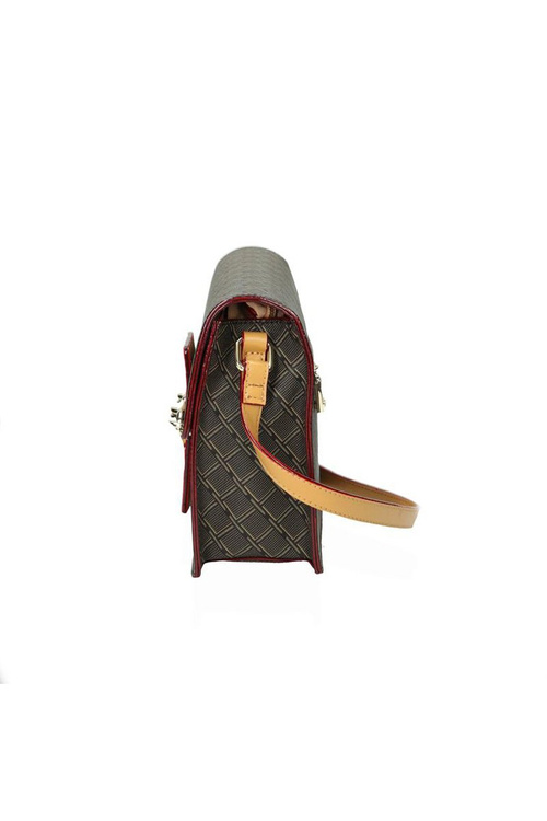 Коричнева сумочка Жіноча літерна сумка NBAG-F2202-C017