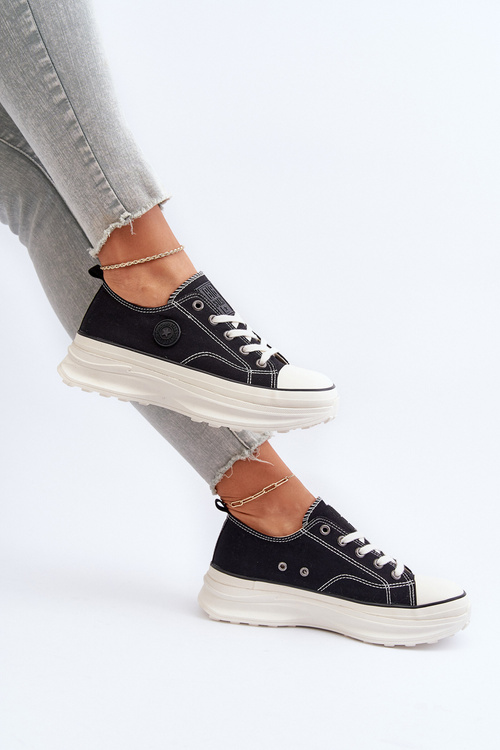 Жіночі кросівки на масивній підошві Big Star NN274125 Чорні