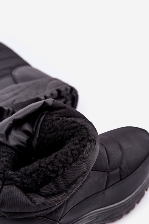 Чоловічі Снігоступи На Різьбі Утеплені Шерстю Чорні Linnora