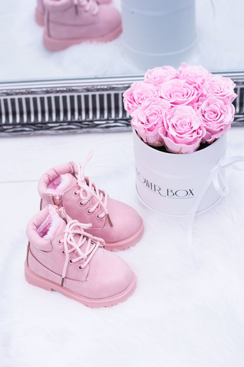 Дитячі утеплені черевики Trapper Powder Pink Dexter