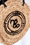 Плетена кругла сумка NOBO XK0280 Бежева
