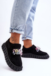 Стильні слипони. Напівчеревики з декором Black Desire