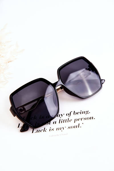 Класичні жіночі сонцезахисні окуляри M2352 Чорно-золоті