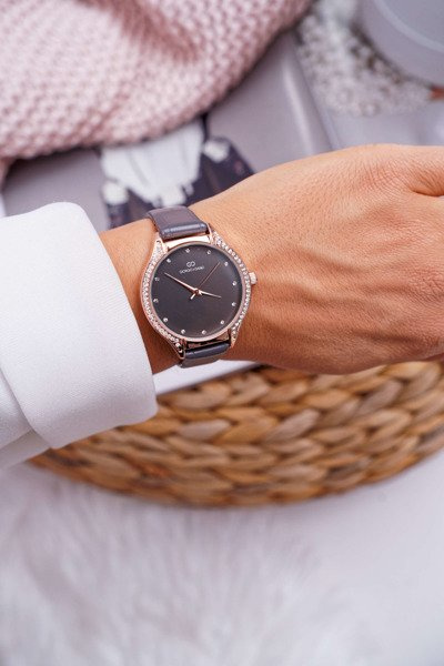 Жіночий годинник Giorgio & Dario з цирконами Grey Prime