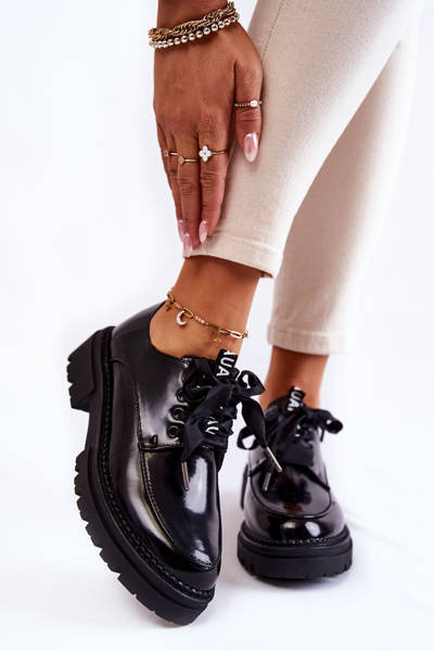 Туфлі жіночі лаковані La.Fi 210004B-NL Чорні