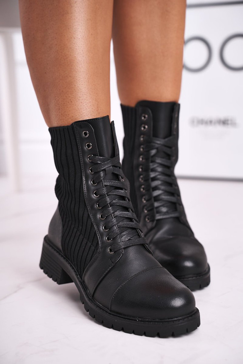 Чоботи жіночі чорні Brielle