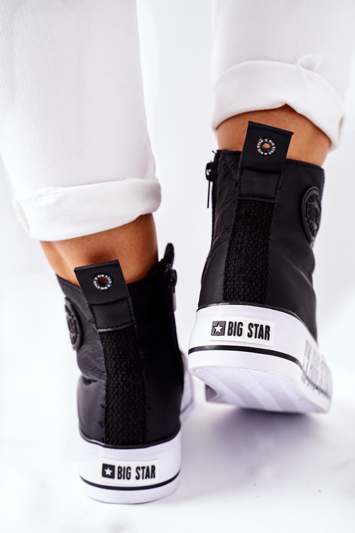 Високі кросівки на платформі Big Star II274012 Чорні