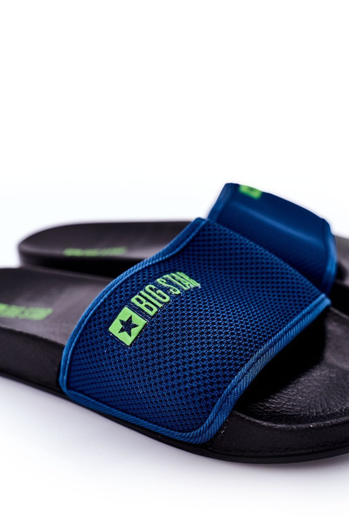 Чоловічі тапочки Big Star DD174708 Navy Blue
