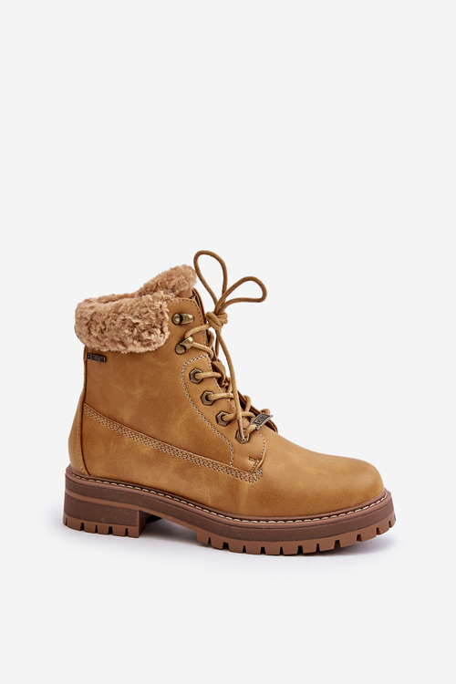 Теплі жіночі черевики Big Star OO274A285 Camel