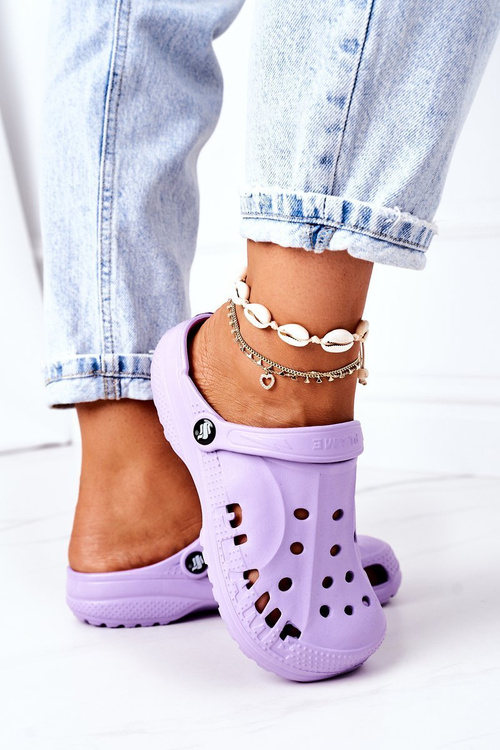 Жіночі поролонові тапочки EVA Purple