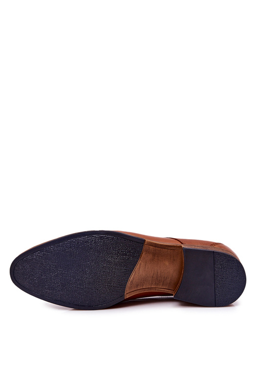 Класичні напівчеревики шкіряні Bednarek 806 Коричневий