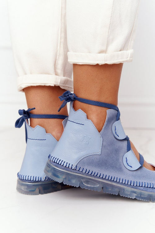 Жіноче шкіряне взуття Maciejka Blue 04457-06