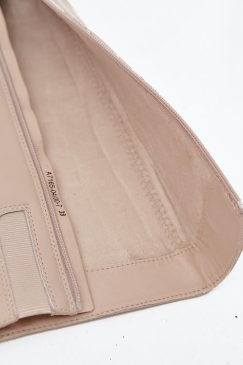 Шкіряні Теплі Жіночі Чоботи На Каблуці Maciejka A7165-04 Бежеві