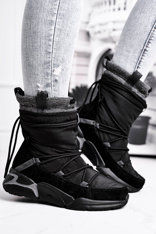 Жіночі зимові черевики Big Star Black GG274628