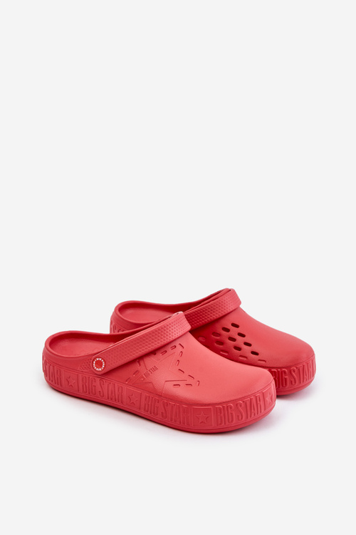 Чоловічі легкі шльопанці Big Star II175004 Червоні