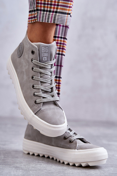 Жіночі кросівки Big Star High Warm Grey EE274114