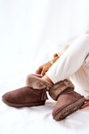 Снігові чоботи Fringed Brown Sorella