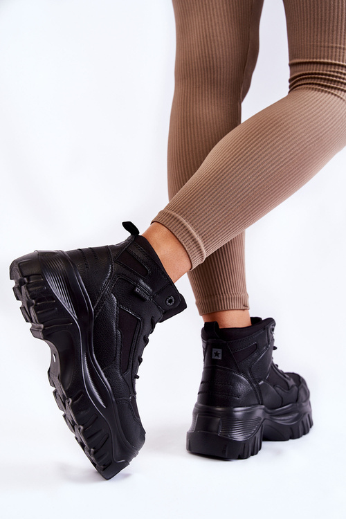 Модні черевики Memory Foam Big Star KK274371 Black