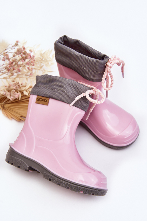 Дитячі рожеві сапоги KIMMY GoKids 951