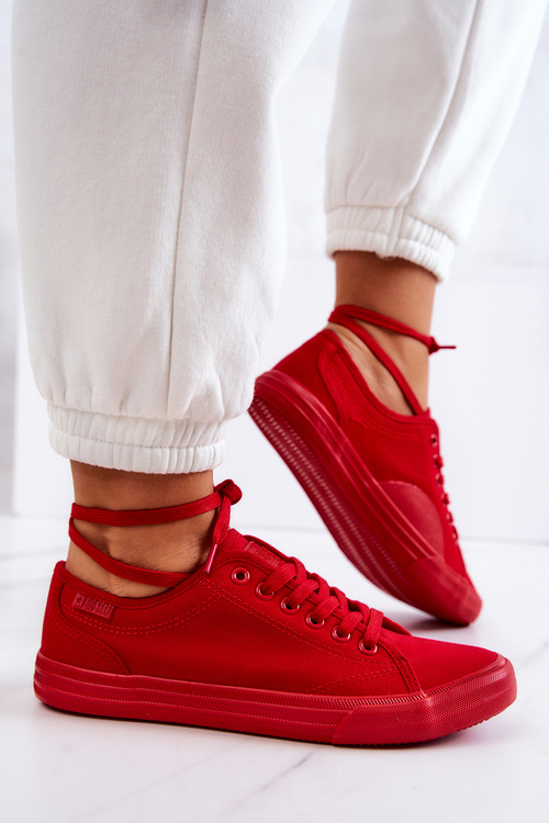 Жіночі низькі кросівки Big Star JJ274068 Червоні