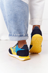 Жіночі кросівки Memory Foam Big Star HH274525 Yellow-Blue