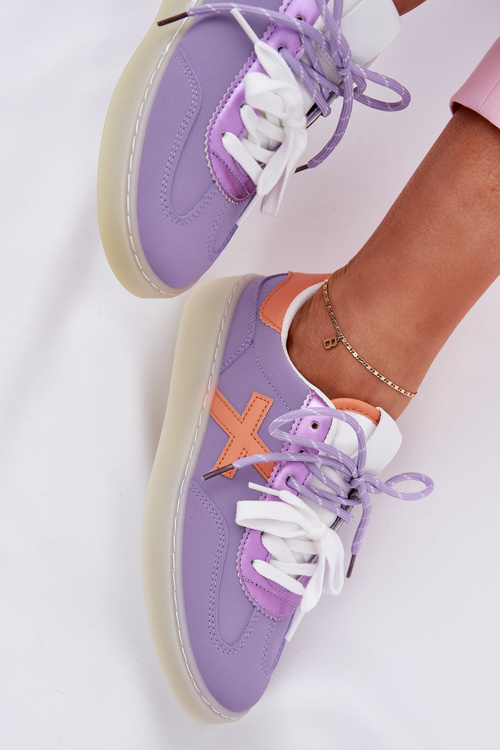 Низьке Жіноче Спортивне Взуття Фіолетове Zelevelis