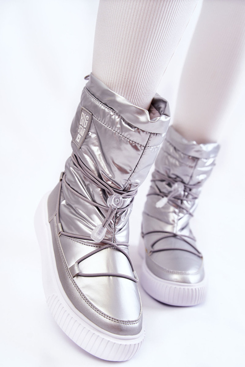 Чоботи жіночі утеплені Big Star KK274195 Silver
