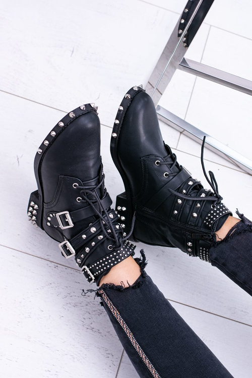 Жіночі черевики Lu Boo Verona з шипованими скельними пряжками