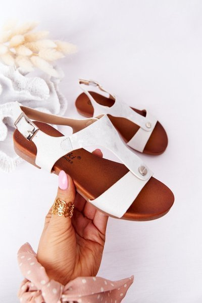 Дитячі босоніжки S.Barski Comfort Silver
