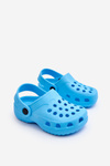 Baby Foam Crocs Slides Light Blue Percy