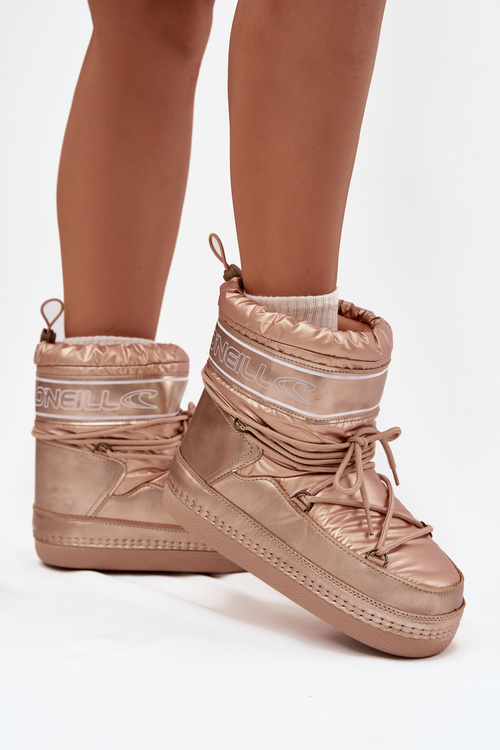 Жіночі зимові черевики на шнурівці O'NEILL LISA WOMEN HIGH 90253012.99U Золотий