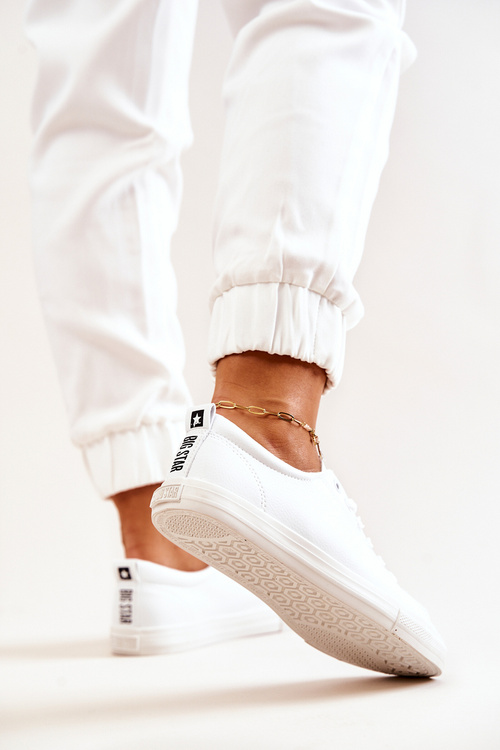 Шкіряні тенісні туфлі Big Star JJ274311 Білі