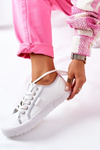 Жіночі шкіряні кросівки BIG STAR II274055 Білі