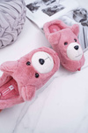 Жіночі тапочки з хутром Pink Teddy Bear