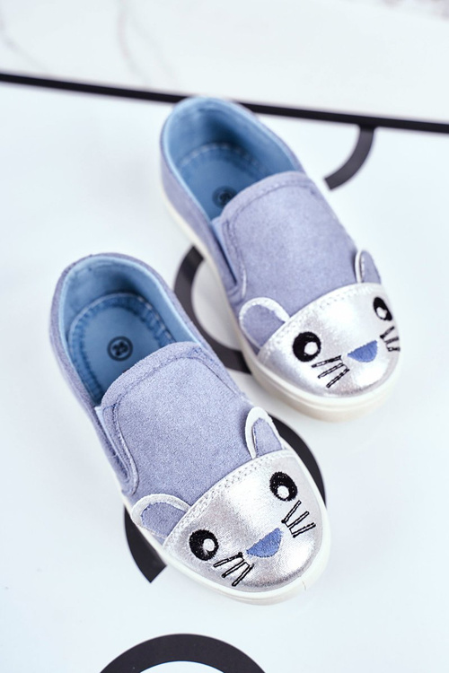 Дитяче взуття Кросівки слипони з цукерками Mouse Blue