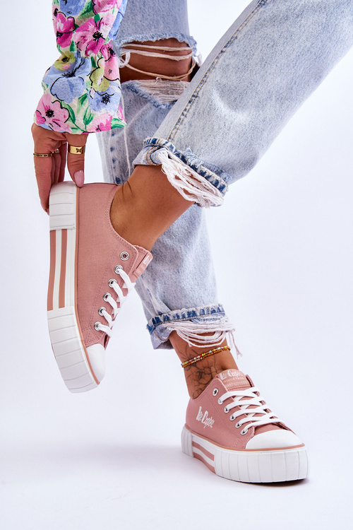 Жіночі кросівки на платформі Lee Cooper LCW-23-31-1804L Рожеві