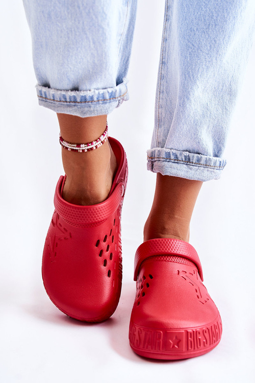 Жіночі світлі тапочки Big Star II275004 Red