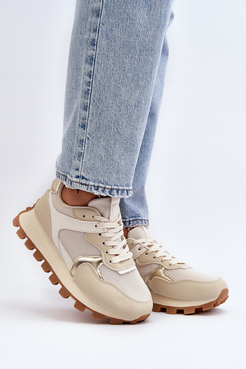 Жіночі бежеві спортивні кросівки Ralita