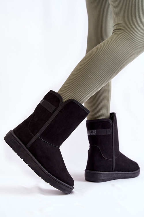 Жіночі високі зимові черевики Big Star KK274618 Чорні