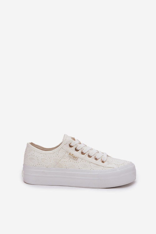 Жіночі Кросівки З Кружевом Lee Cooper LCW-25-31-3438L Білі
