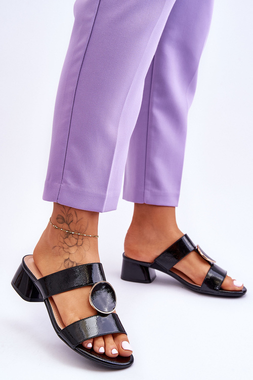 Елегантні високі підбори Sergio Leone KL310 Чорні