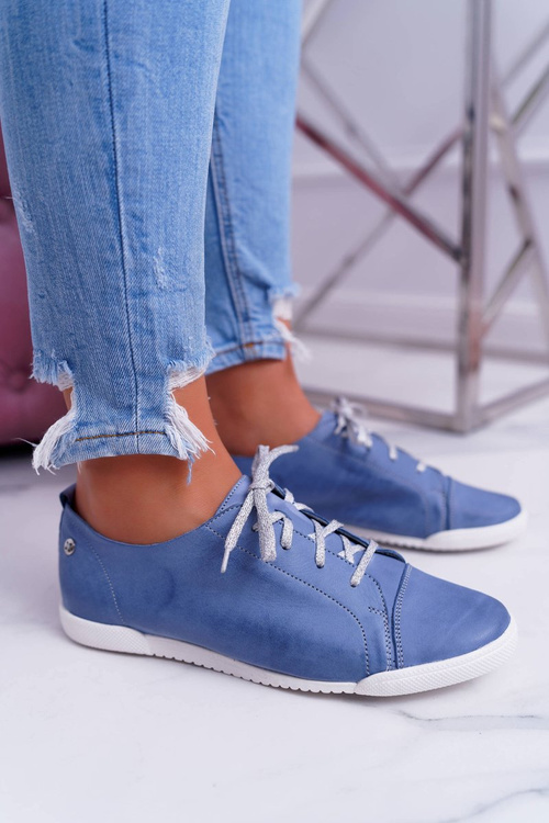 Жіноче взуття Взуття Взуття Maciejka Leather Bright Blue 4049A