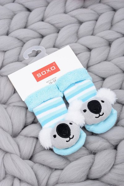 Дитячі шкарпетки з брязкальцем Koala Bear Soxo