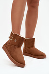 Жіночі зимові черевики з пряжкою Wrangler 20253091.37B Camel