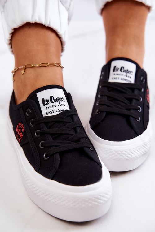 Кросівки на платформі Lee Cooper LCW-22-31-0835L Чорні