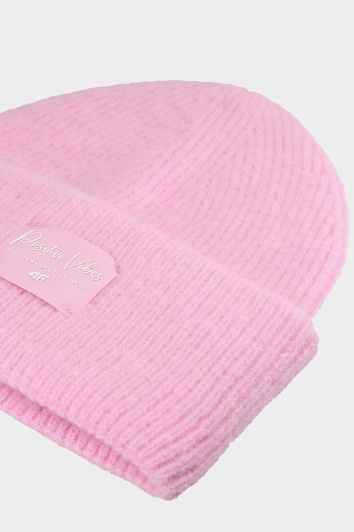 Зимова шапка для дівчаток 4F 4FJWAW24ACAPF415-54S рожева